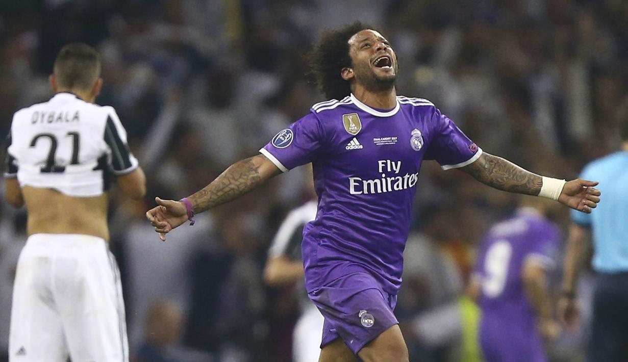 Marcelo (Real Madrid) - Bek Kiri. (AP/Dave Thompson)