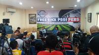 Diskusi Free Kick PSSI Pers bersama Joko Driyono dan Gede Widiade (Windi Wicaksono / Liputan6.com)