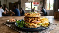 Resep Burger Nasi Isi Ayam Suwir, Kuliner Praktis untuk Bekal dan Peluang Usaha