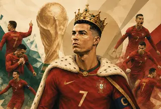Infografis Cristiano Ronaldo di Piala Dunia