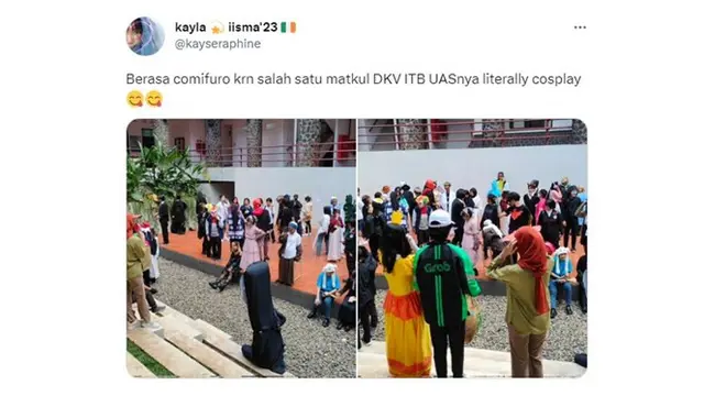8 Potret Cosplay Dosen dan Mahasiswa ITB saat Ujian Ini Viral, Totalitas Banget