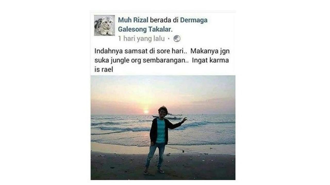 Status Facebook Sok Inggris