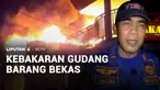 Kebakaran hebat melanda gudang barang bekas di kawasan padat Kampung Sampora, Cibinong, Kabupaten Bogor. Kebakaran yang berada di tengah permukiman membuat warga panik.