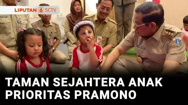 Pendidikan anak jadi salah satu prioritas Gubernur Jakarta, Pramono Anung. Salah satunya pengadaan puluhan taman anak sejahtera yang memiliki fasilitas pengasuhan dan perawatan anak untuk warga kurang mampu.