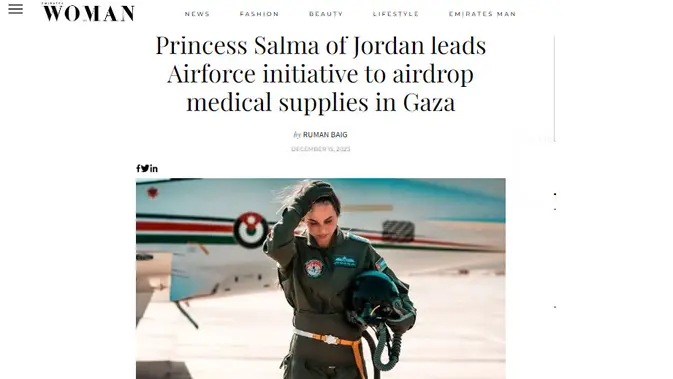 <p>Penelusuran klaim putri Raja Yordania jatuhkan 6 drone Iran.</p>