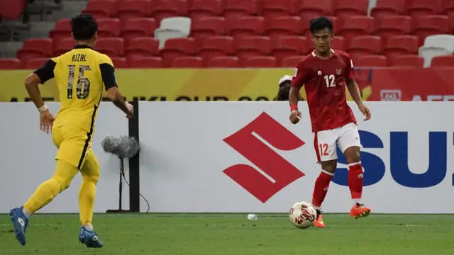 Foto: Irfan Jaya Bikin Mental Timnas Indonesia Bangkit dan Sukses Bungkam Malaysia di Piala AFF 2020
