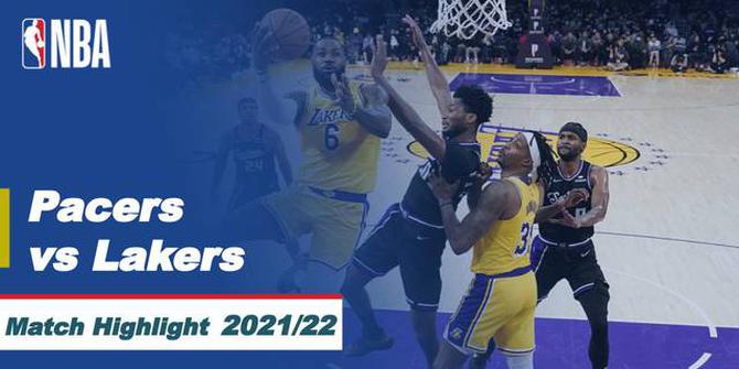 VIDEO: Double-Double LeBron James Belum Bisa Bawa LA Lakers Raih Kemenangan atas Indiana Pacers di NBA