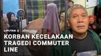Isak tangis pecah saat jenazah Nuryati, salah satu korban kecelakaan kereta di Bekasi Timur, tiba di rumah duka di kawasan Kemayoran, Jakarta Pusat, pada Senin malam.
