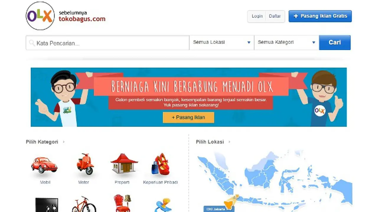Situs Berniaga.com Ditutup