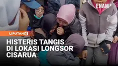 Suasana haru dan isak tangis keluarga pecah saat jasad korban longsor yang ditemukan di Pasirlangu, kawasan Cisarua, Kabupaten Bandung Barat, Jawa Barat, Selasa petang, berhasil teridentifikasi. Dari sejumlah kantong jenazah yang diterima tim DVI, di...