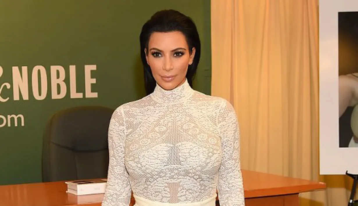 Meskipun begitu, belum lama ini tersiar kabar bahwa Kim Kardashian menyebut semuanya hanya sekedar rumor yang ramai di luar sana. (AFP/Michael Loccisano)