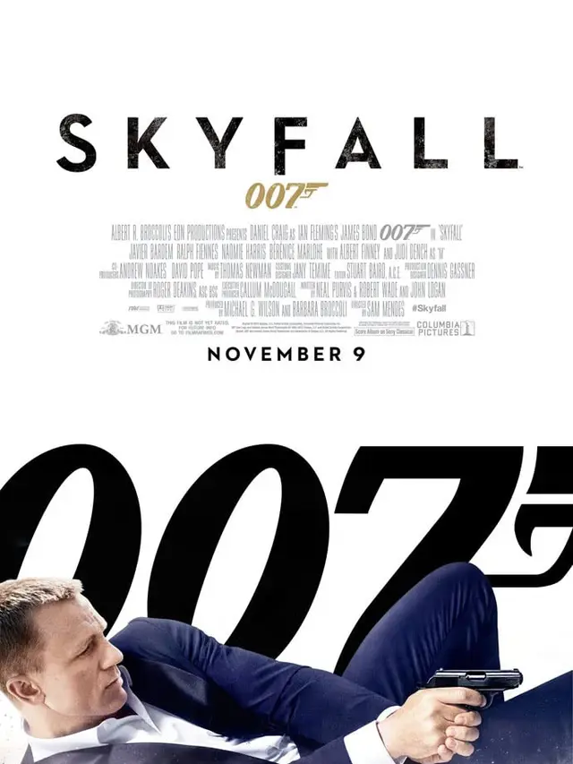 Poster film Skyfall. (Foto: Dok. Metro-Goldwyn-Mayer Pictures/ Columbia Pictures/ IMDb)
