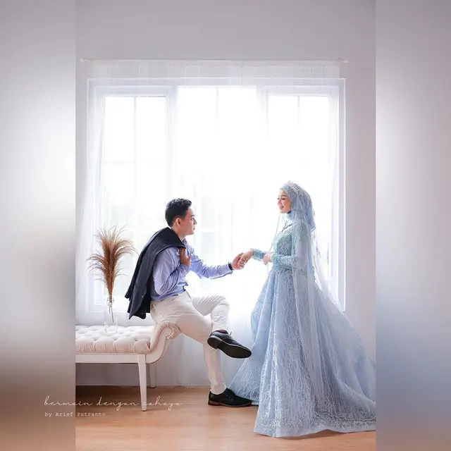 6 Potret Post Wedding Arsyadan Kakak Dinda Hauw dan Asri Kasura, Romantis