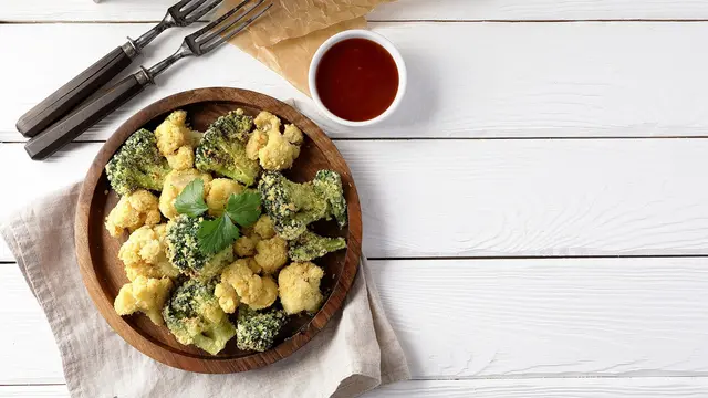 cemilan brokoli panggang