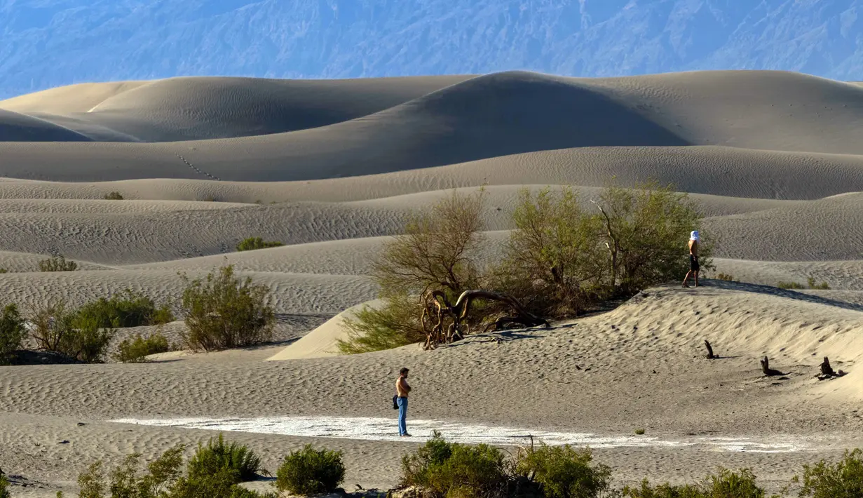 <p>Taman Nasional Death Valley dibuka pada 24 Oktober 1994 dan merupakan taman nasional terbesar di 48 negara bagian Amerika Serikat. (AP Photo/Ty ONeil)</p>