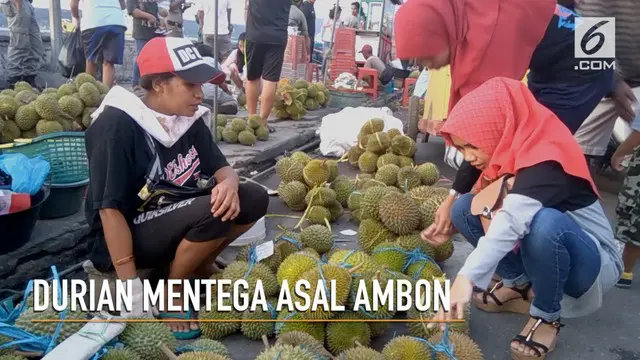 Dari berbagai jenis durian, yang paling diserbu dan disukai, durian jenis mentega.