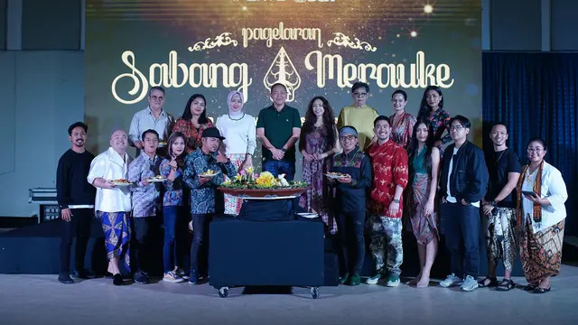 [Fimela] Syukuran persiapan Pagelaran Sabang Merauke