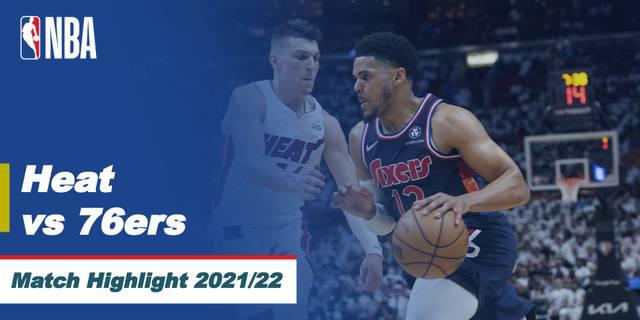 VIDEO: Highlights Semifinal Playoff NBA 2022, Miami Heat Kalahkan Philadelphia 76ers 106-92