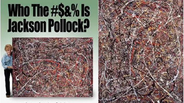 Lukisan usang karya Jackson Pollock (sumber foto: oddee.com)