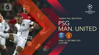 Paris Saint-Germain vs Manchester United (Liputan6.com/Abdillah)