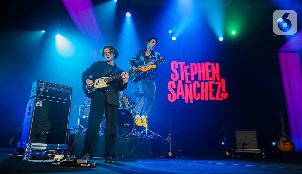 <p>Ini merupakan kali pertama Stephen Sanchez datang dan konser di Jakarta, Indonesia. (Liputan6.com/Faizal Fanani)</p>