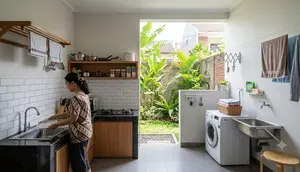 6 Desain Dapur dengan Area Cuci agar Tidak Lembap, Solusi Rumah Lebih Bersih