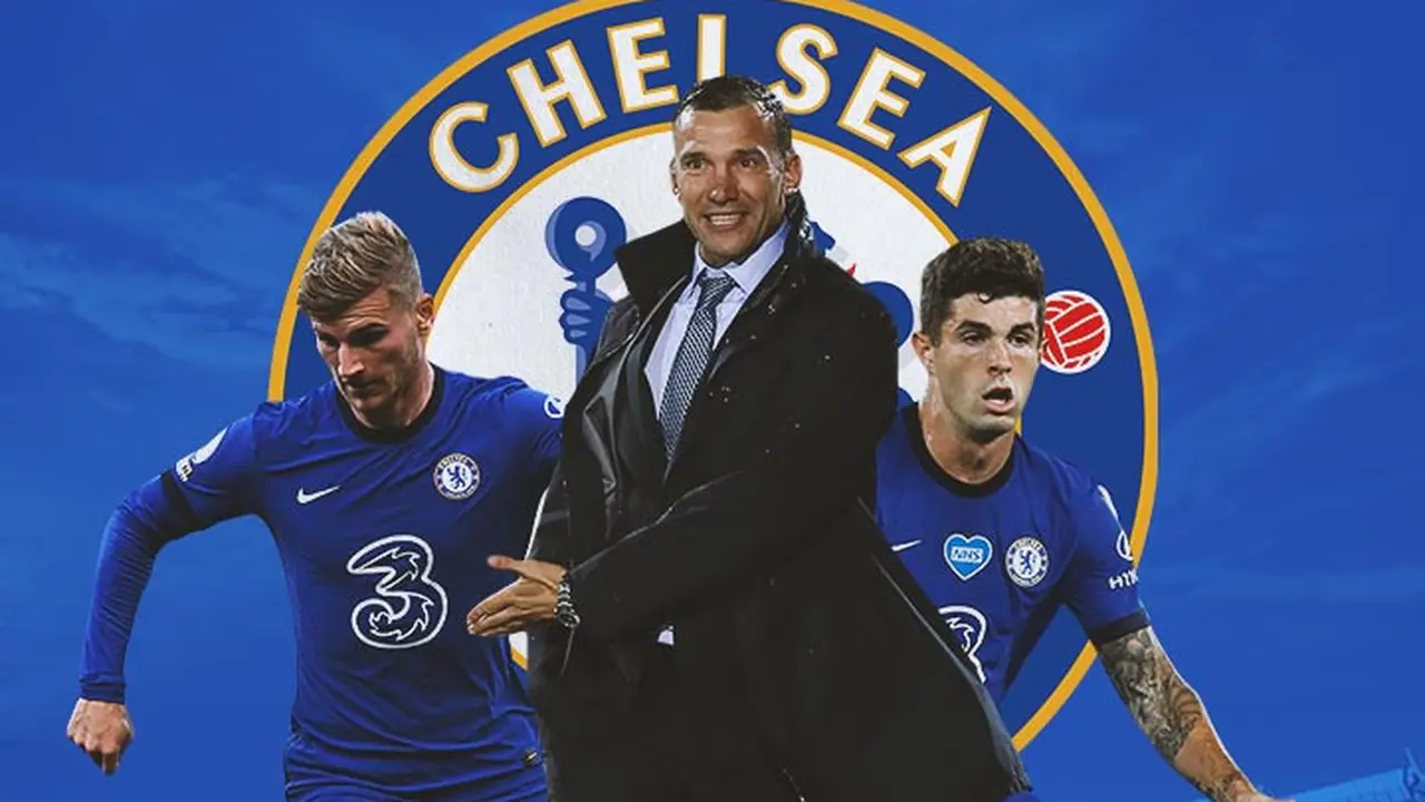 Chelsea - Timo Werner, Andriy Shevchenko, Christian Pulisic