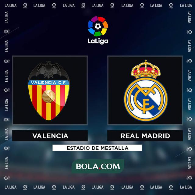 Jadwal Live Streaming Liga Spanyol Valencia Vs Real Madrid Spanyol Bola Com