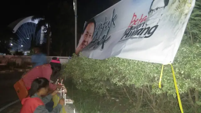 Warga NTT Nyalakan 1000 Lilin, Berdoa untuk Ahok