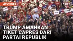 Pada hari Senin (15/7), Donald Trump resmi menjadi calon presiden dari Partai Republik untuk pemilihan presiden 2024, setelah menerima mayoritas suara dari delegasi konvensi nasional. Trump mengumumkan Senator Ohio JD Vance sebagai calon wakil presid...