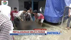 Seorang pria di Samarinda dikeroyok warga lantaran hendak menagih utang menggunakan airsoft gun.