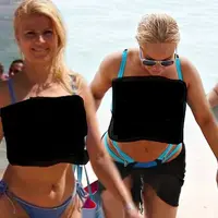 Jangan salah, wanita yang memakai bikini seksi ini bukan Presiden Kroasia. (Foto: gmanetwork.com)