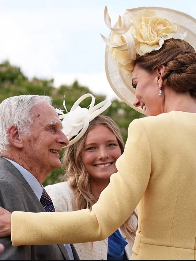 Gaya Sustainable Kate Middleton saat Garden Party di Istana Buckingham. [@princeandprincessofwales]