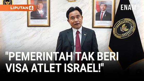 VIDEO: Menko Yusril Ungkap Arahan Presiden Prabowo: Tak Akan Beri Visa Atlet Israel!