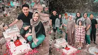 Ifan Seventeen dan Citra Monica ke Makam Dylan Sahara (Sumber: Instagram/ifanseventeen)