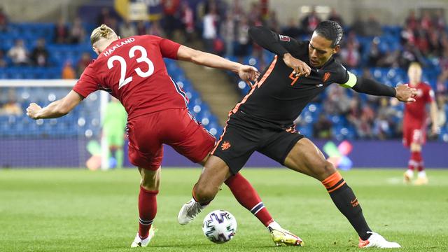 FOTO: Belanda Ditahan Imbang Norwegia di Kualifikasi Piala Dunia 2022