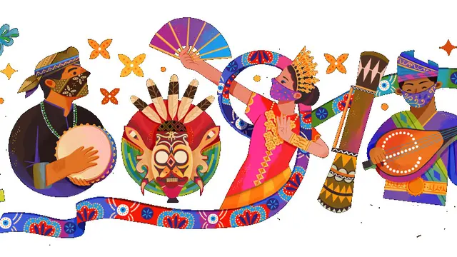 Google Doodle Hari Kemerdekaan Indonesia 2021.
