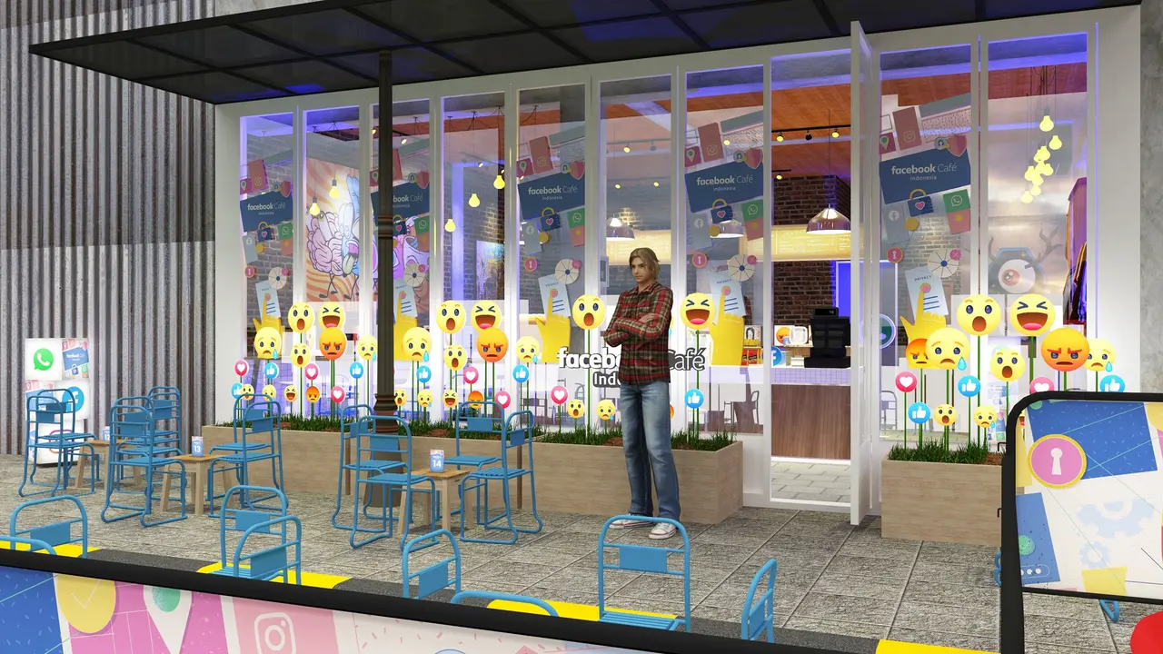 Facebook Cafe