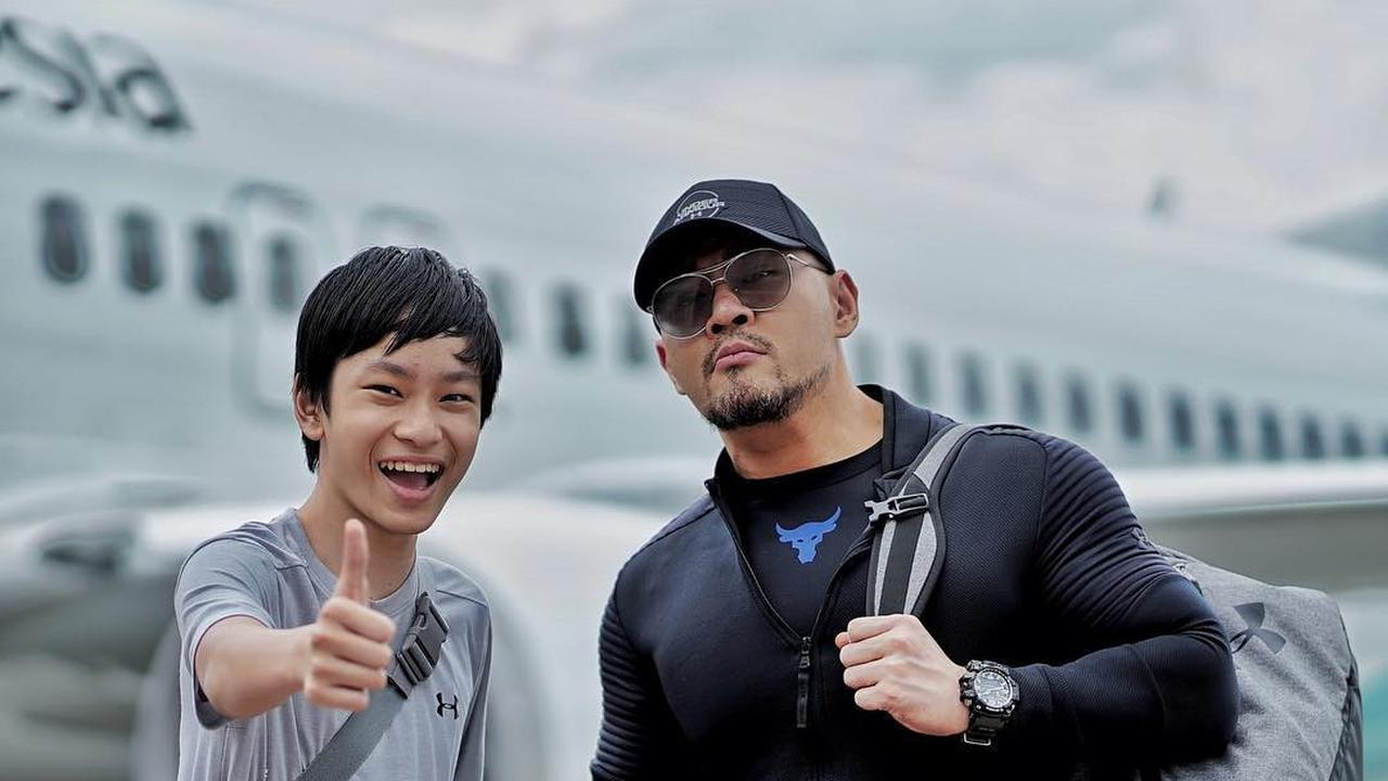 5 Gaya Azka Corbuzier saat Berlatih Martial Art