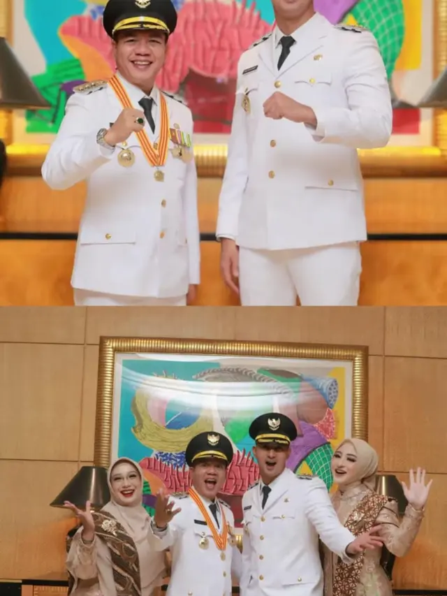 Potret Ali Syakieb Pakai Seragam PDU saat Pelantikan. (instagram: alisyakieb)