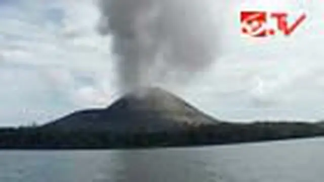 Letusan Gunung Anak Krakatau Terus Berlangsung