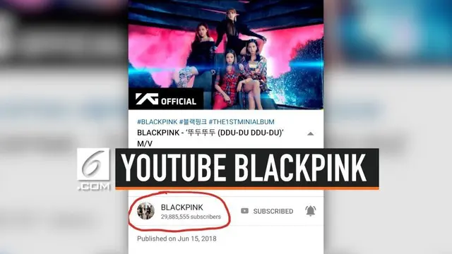 Girlgrup KPOP, Blackpink meraih subscribers terbanyak di dunia, berhasil mengalahkan posisi One Direction. Tidak hanya itu, youtube channel mereka juga menjadi yang paling banyak diikuti di Asia.