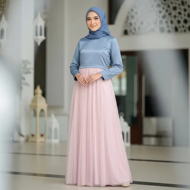 9 Kombinasi Warna Tile dan Satin untuk Baju Lebaran 2026, Elegan di Hari Raya