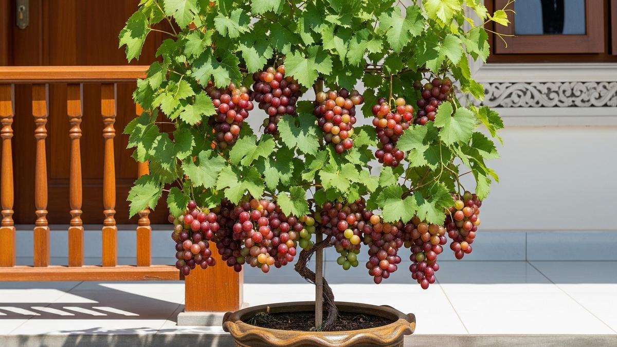 12 Pohon Buah Mini Tinggi 1 Meter di Pot, Wujudkan Kebun Impian