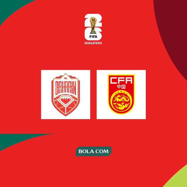 Kualifikasi Piala Dunia 2026 - Logo Bahrain dan Logo China