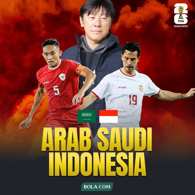 Kualifikasi Piala Dunia 2026 - Arab Saudi Vs Timnas Indonesia - Shin Tae-yong didampingi Rizky Ridho dan Thom Haye