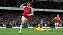 Meski sukses menetralisir Brighton yang gagal melepas tembakan, Arsenal urung mencetak gol di babak pertama. (AP Photo/Ian Walton)