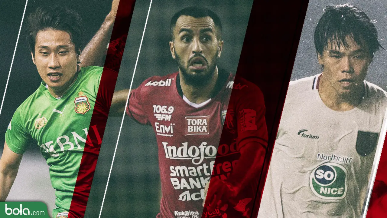 Trivia Rapor 3 Pemain Asing Asia yang Mencolok di Liga 1 2019
