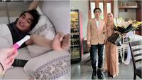 Momen Charly Van Houten umumkan sang istri hamil anak ketiga. (Sumber: Instagram/regina_irawan03)