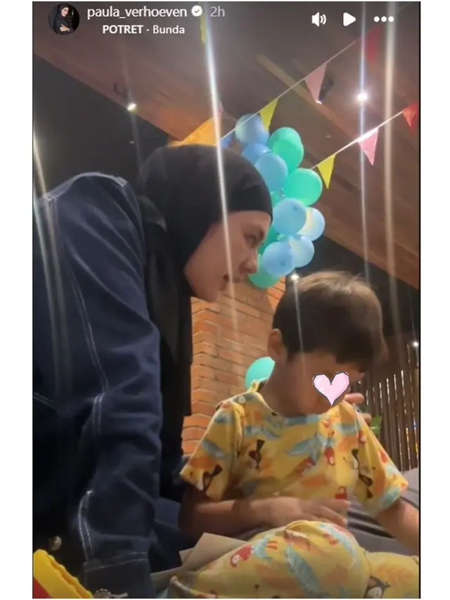 6 Momen Paula Verhoeven Gagal Beri Kejutan Ultah Anak, Baru Bisa Bertemu Malam